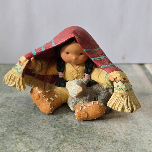 Enesco Friends of the Feather – “Brothers Of The Earth” – 1994 Figurine (#115681)