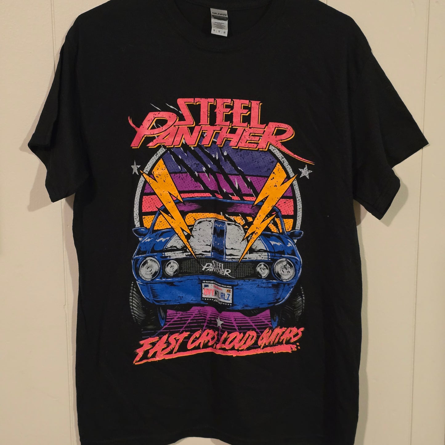 Steel Panther 2020 Tour T-Shirt – Fast Cars, Loud Guitars Graphic Tee