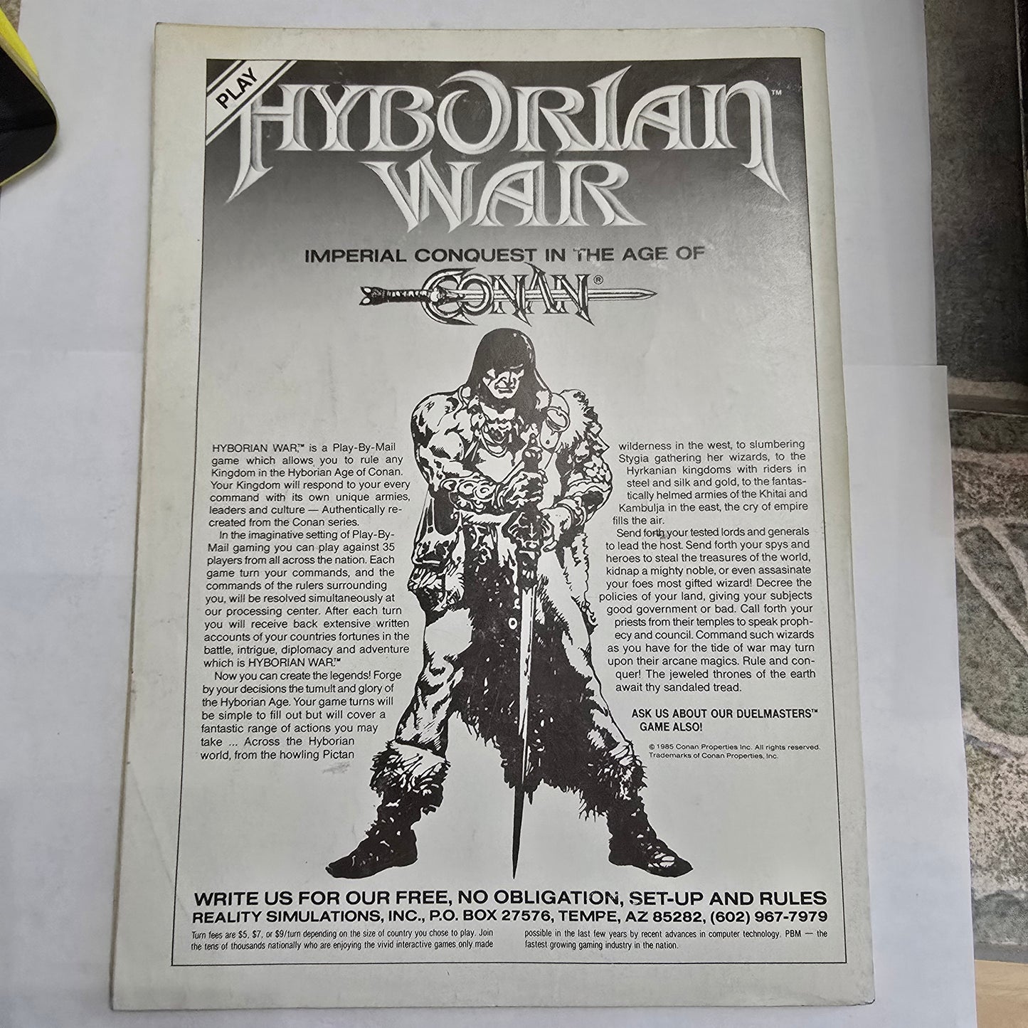 Savage Sword of Conan #166 (Nov 1989) Marvel Magazine