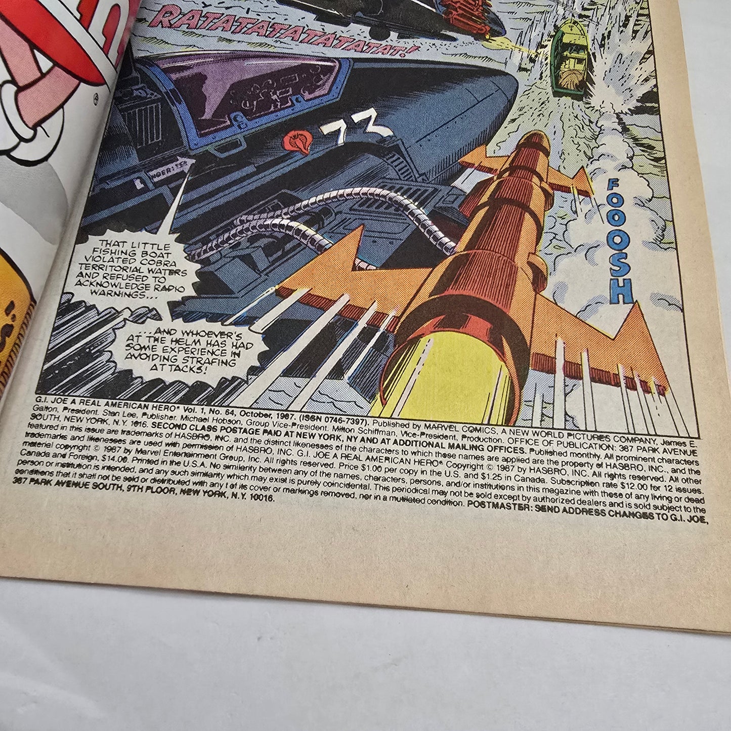 G.I. Joe A Real American Hero #64 (1987) Marvel FN+/VF-