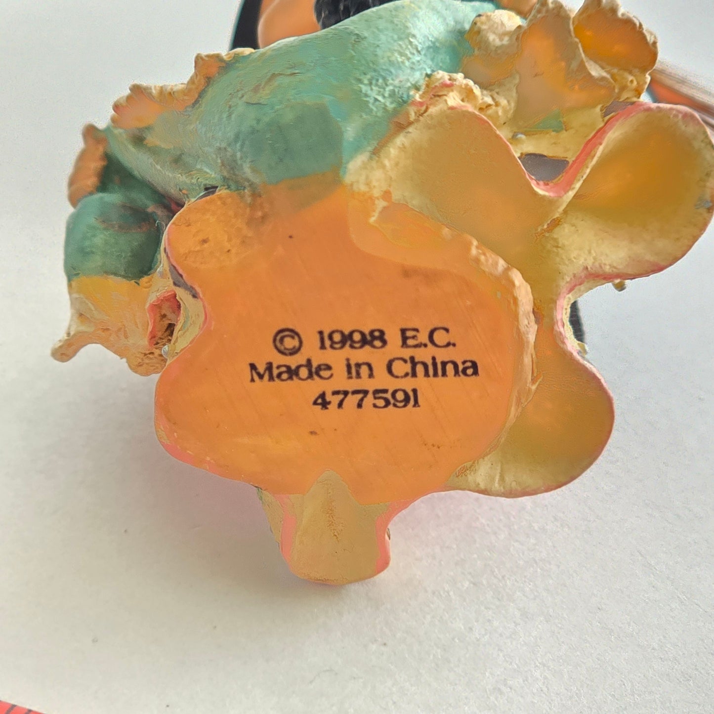 1998 Friends of the Feather Figurine – Girl Swinging Baby – Enesco