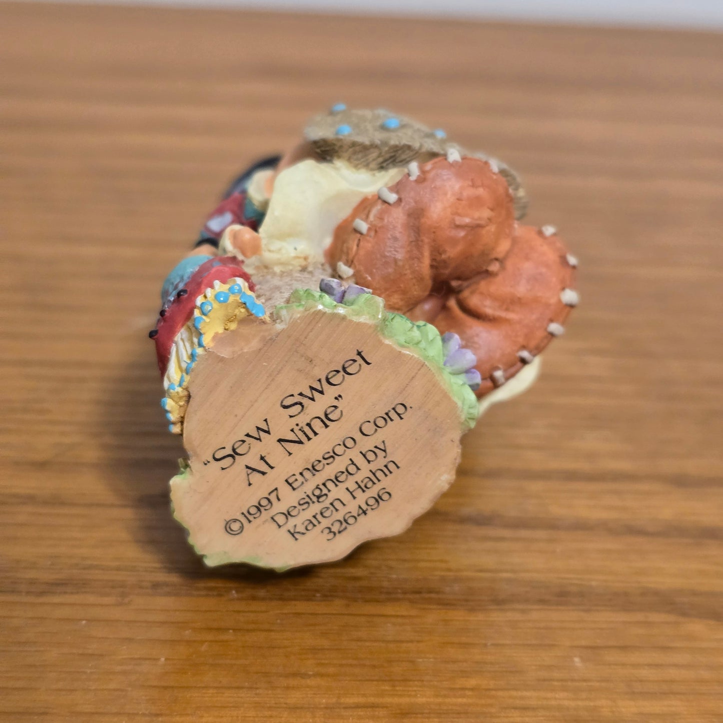 1997 Enesco Friends of the Feather “Sew Sweet at Nine” Figurine