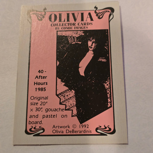 Olivia DeBerardinis “After Hours” #40 (1985) Vintage Collector Card