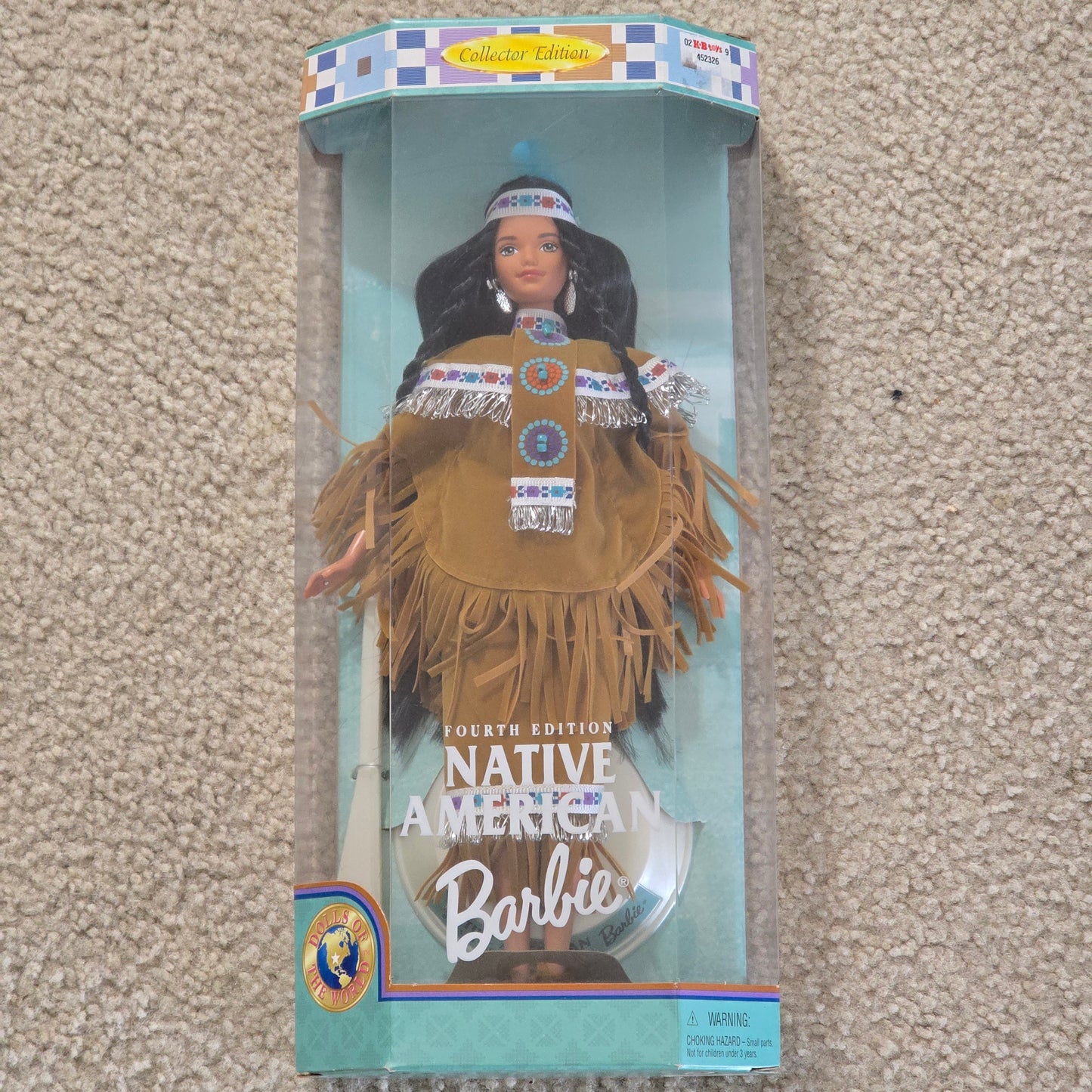 1994 Native American Barbie 4th Edition Collector Doll (NIB)