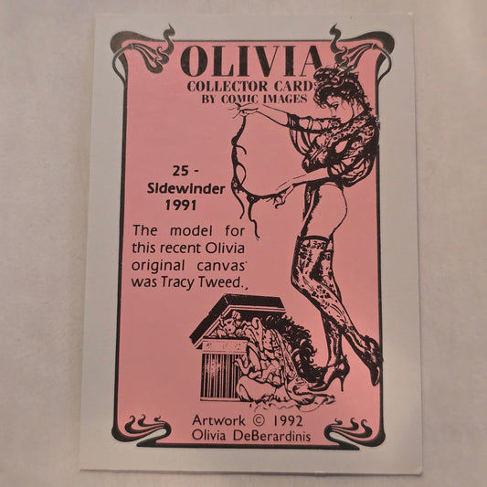 Olivia “Sidewinder” Vintage Trading Card (1991) – Comic Images