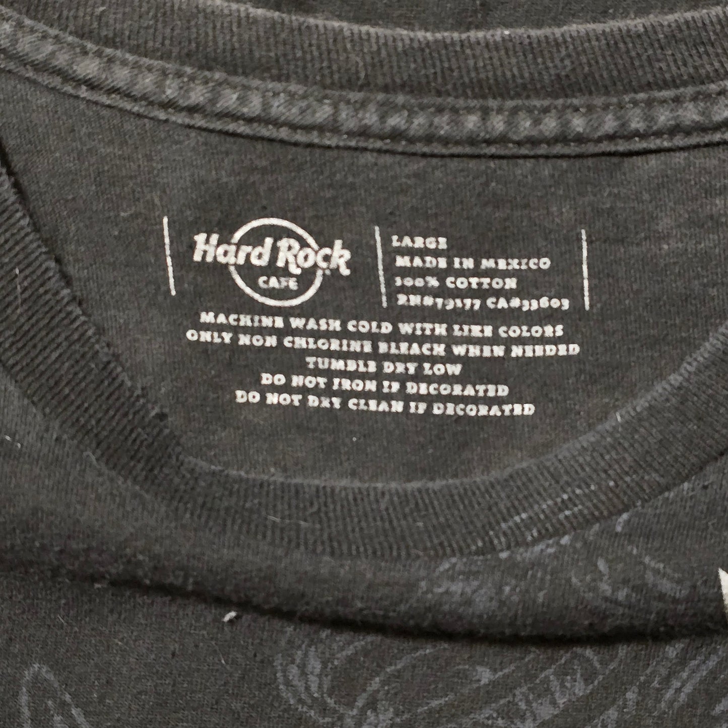 Hard Rock Cafe Hollywood Cross Graphic Tee – Men’s Large