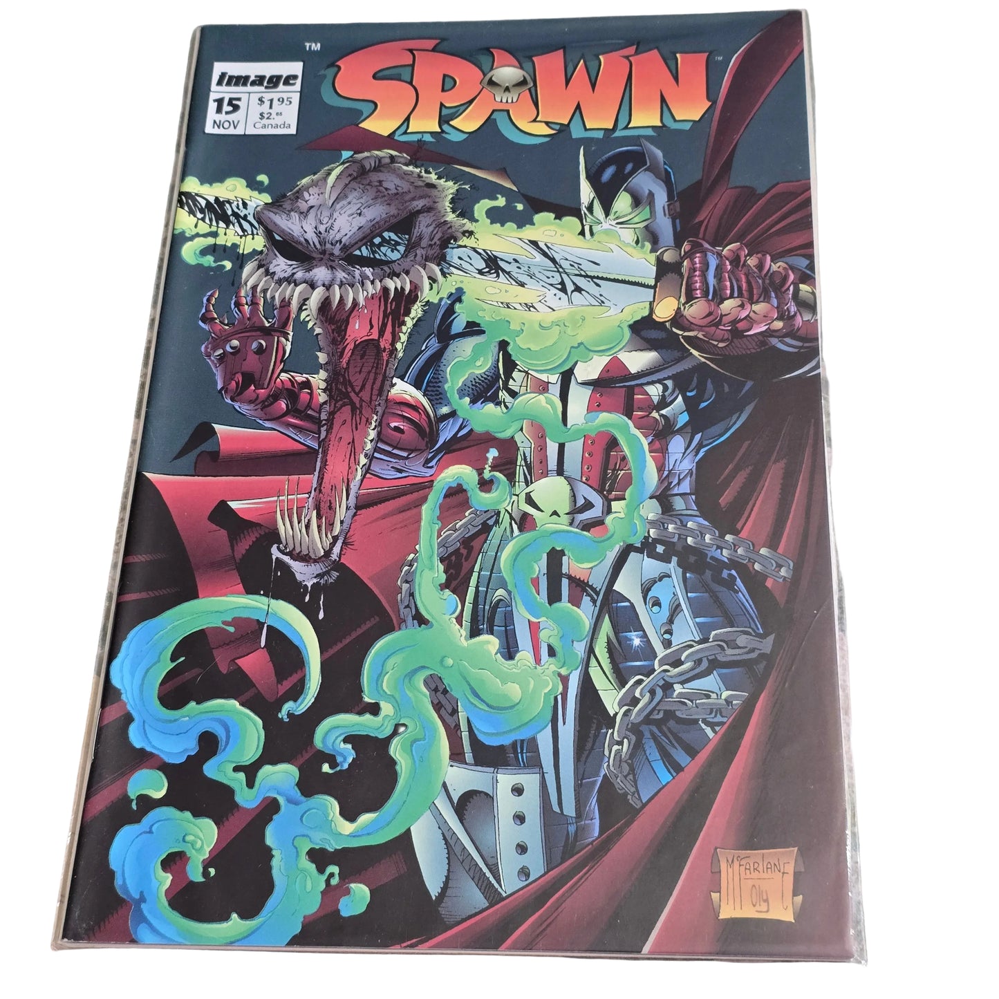 Spawn #15 (1993) Image Comics | Todd McFarlane Cover | NM Raw