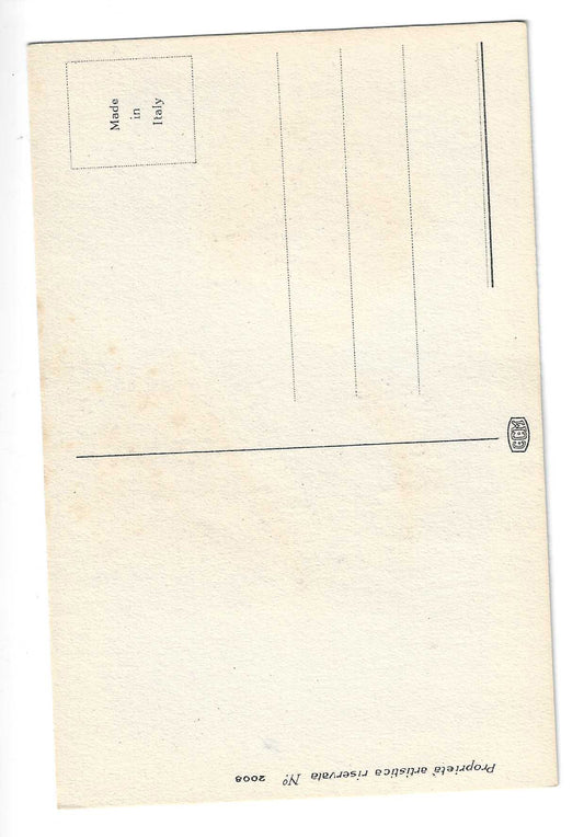 Vintage Italian Post Card