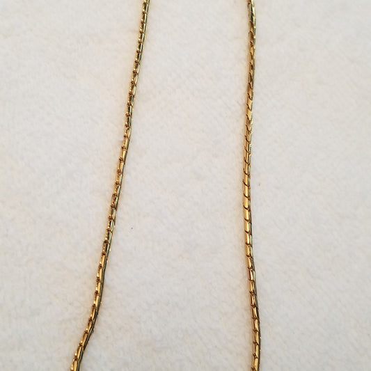 Gold Tone Monet Necklace