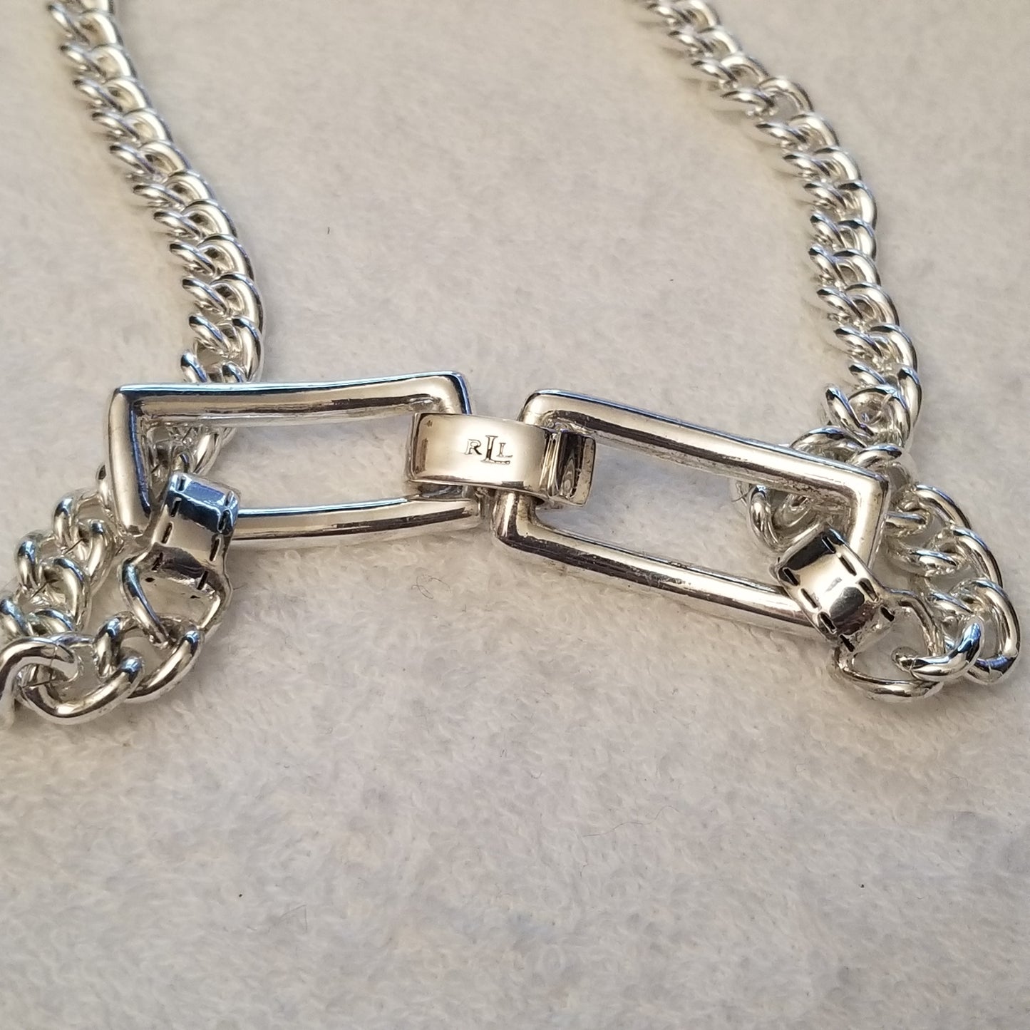 Silver Tone Ralph Lauren Necklace