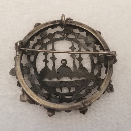 Vintage 900 Turkish Scenic Brooch