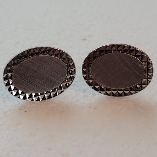 Silver Vintage Tone Cufflinks