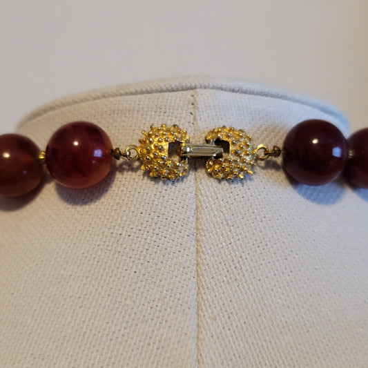 Vintage Bakelite Bead Necklace