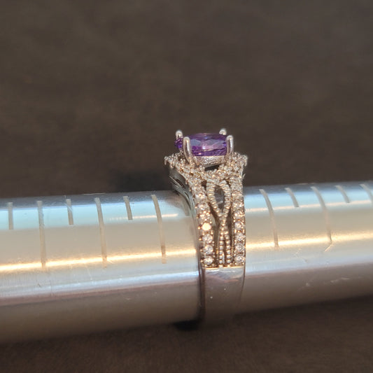 Silver Tone Cocktail Ring