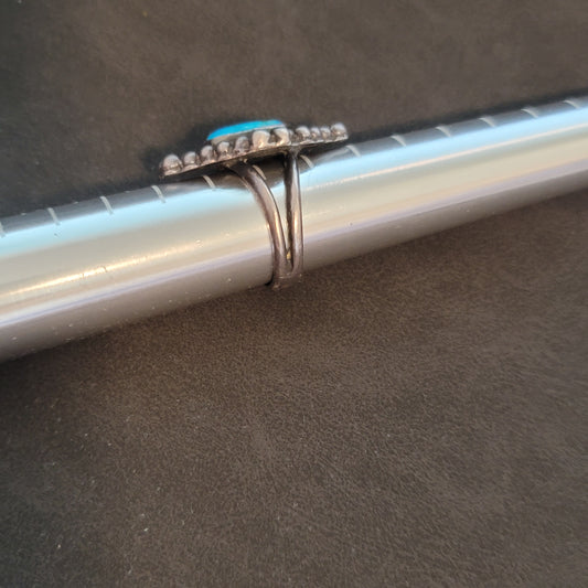 Vintage Southwestern Turquoise Color Ring