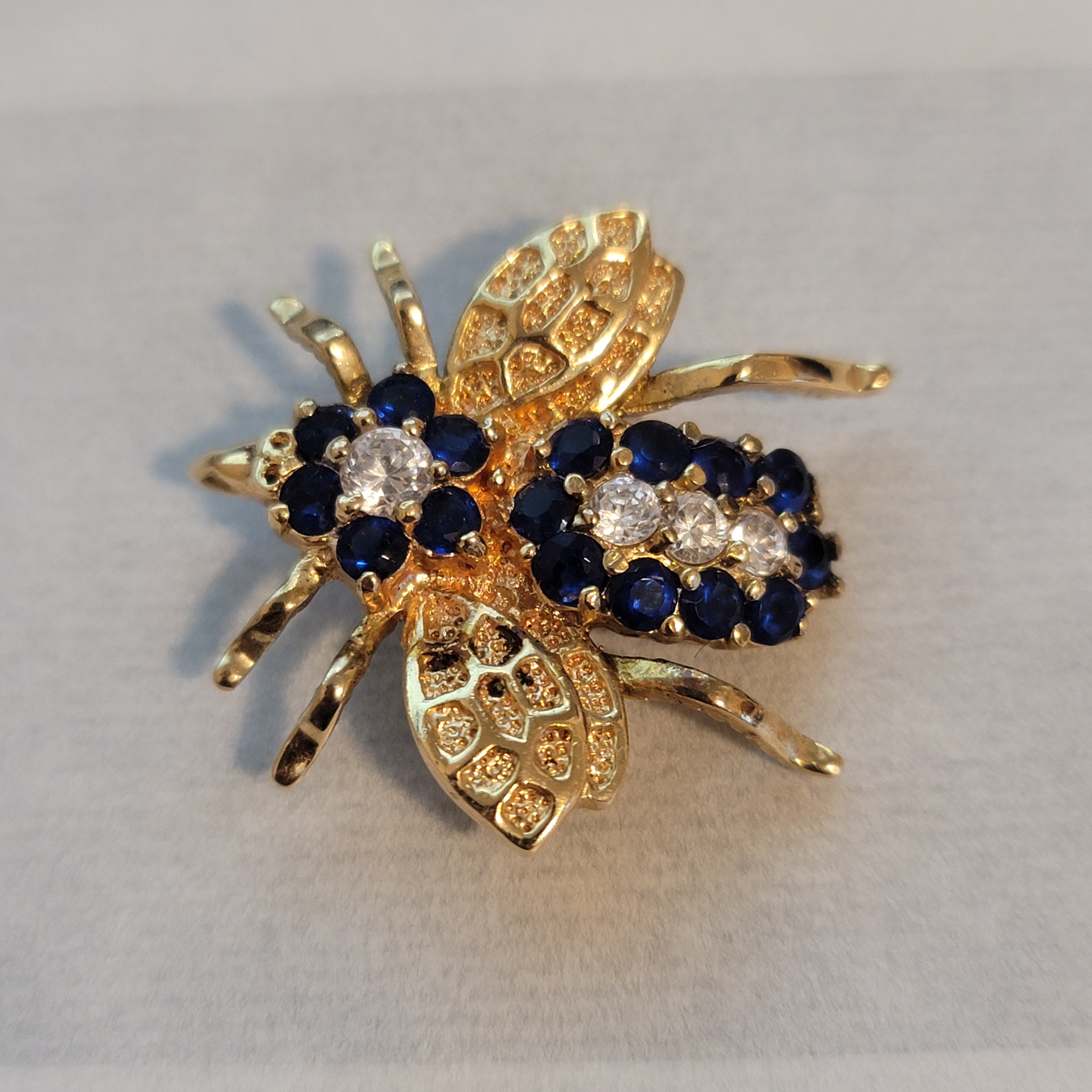 Vintage Vermeil Bee Brooch