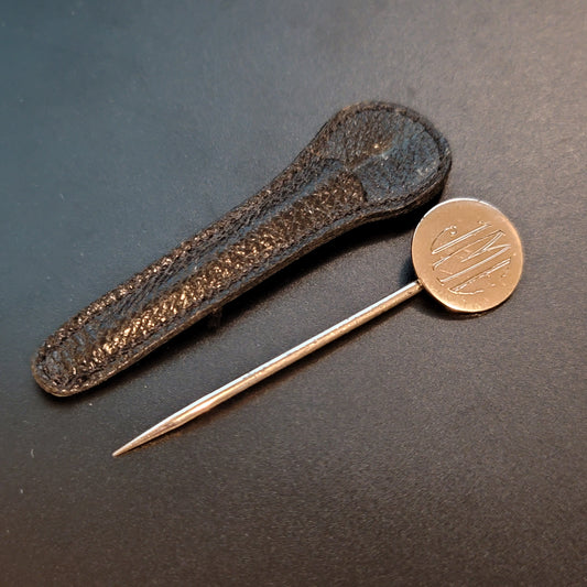 Vintage Sterling Monogram Stick Pin