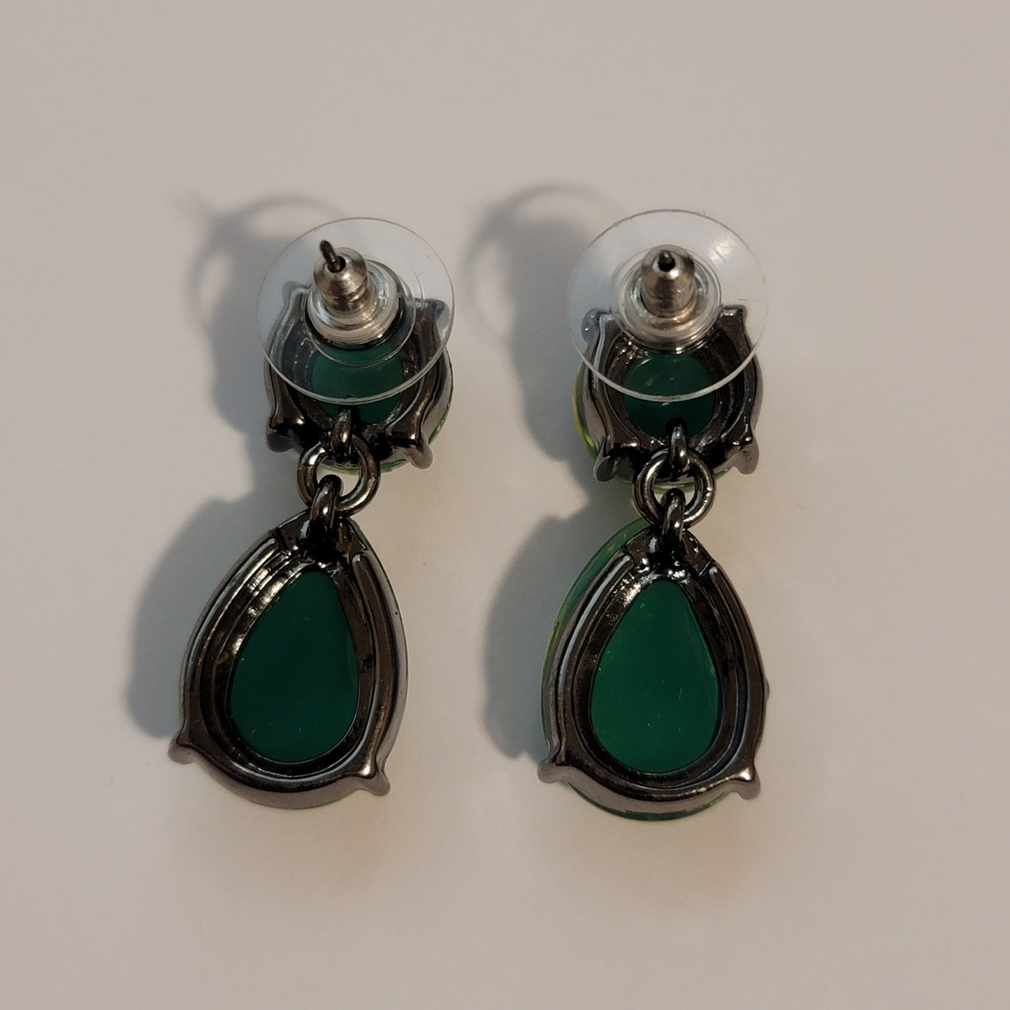 Green Dangle Earrings