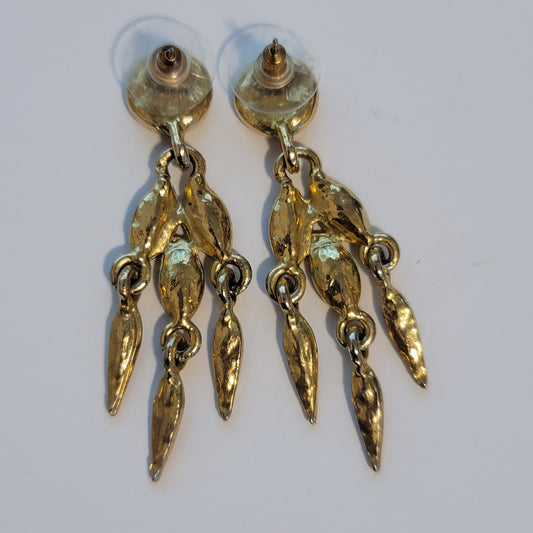 Multi-Colored Enamel Earrings