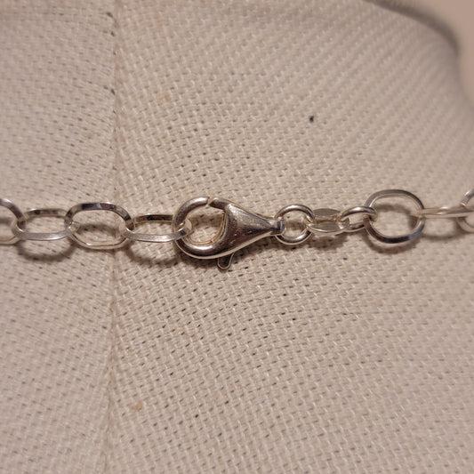 Sterling Silver Three Strand Necklace