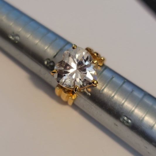 Gold Tone Heart Rings