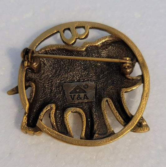 Elephant Brooch