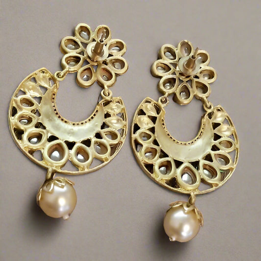 Round rhinestone Earrings