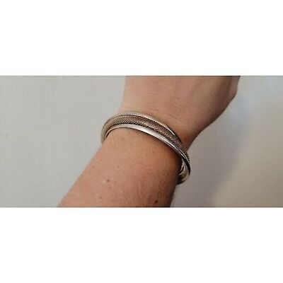 Silver Tone Cuff Bracelet