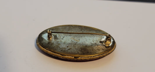 Vintage Italian Mosaic Brooch