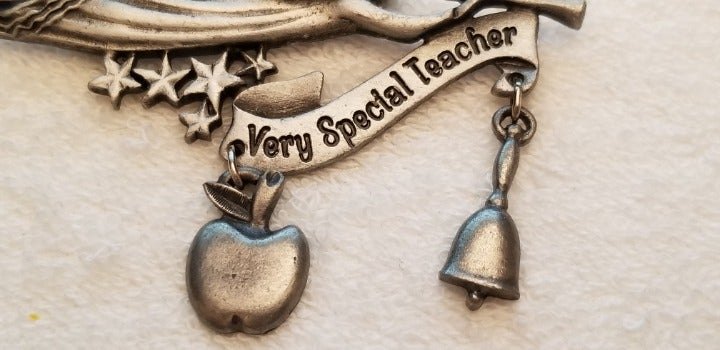 Very Special Teacher Brooch By CAMCO