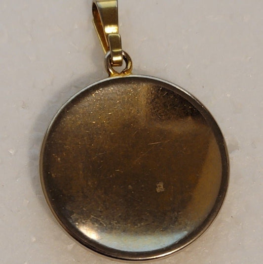 Vintage Damascene Pendant