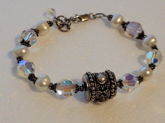 Imitation Baroque Pearl Bracelet