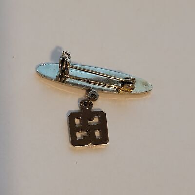 Silver Tone 69 Brooch pin