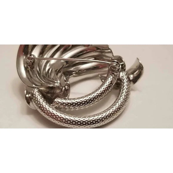 Silver Tone Brooch