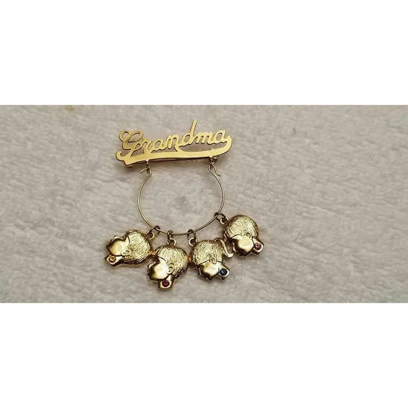 Grandma Charm Brooch