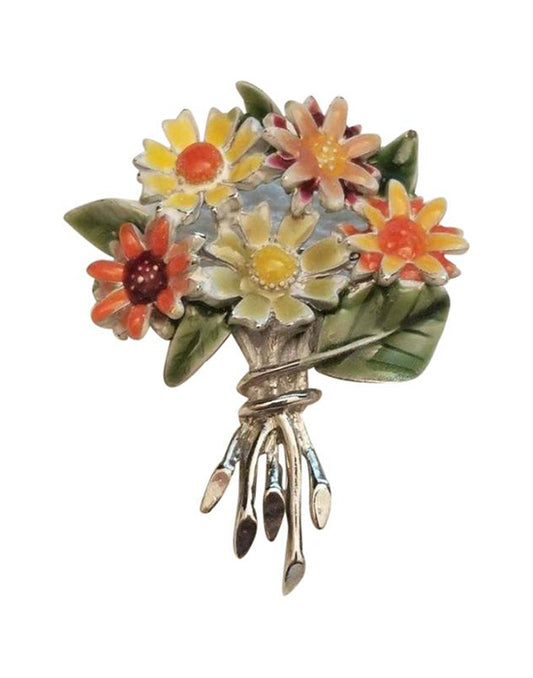 Bouquet of Flowers Brooch