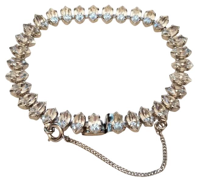 Silver Vintage Rhinestone Bracelet