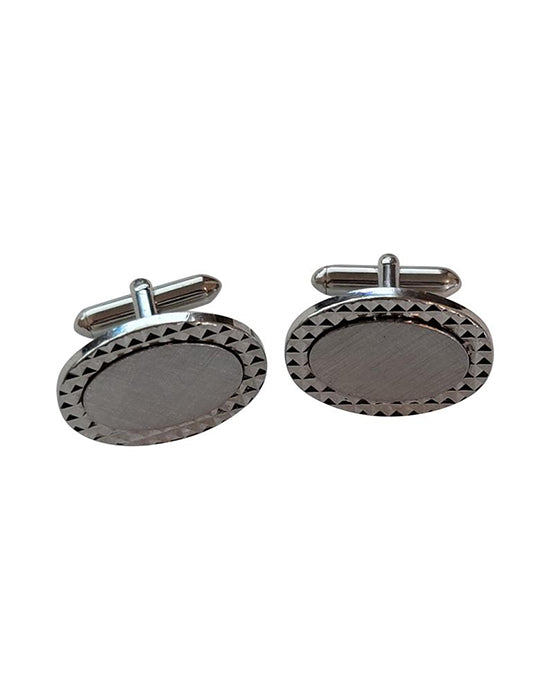 Silver Vintage Tone Cufflinks