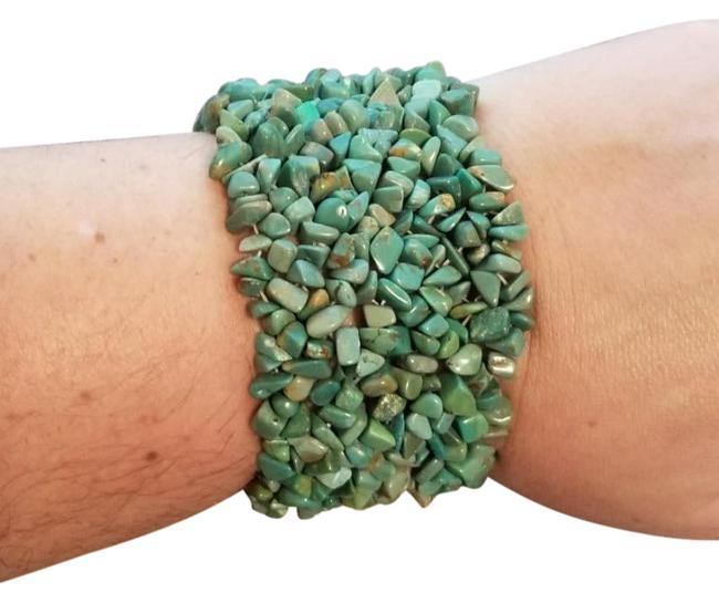 Turquoise Chip Stretch Bracelet