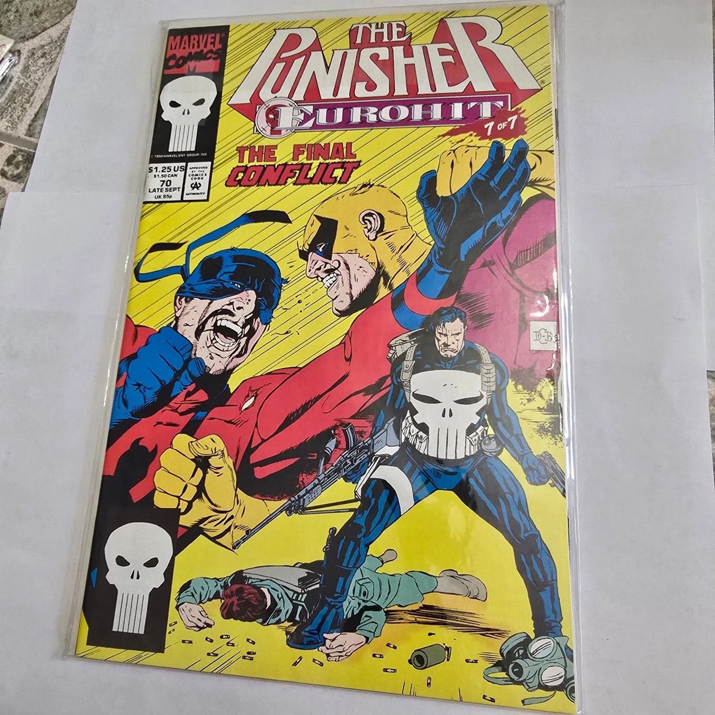 The Punisher Eurohit #1 Marvel Comics 1992 Limited Series