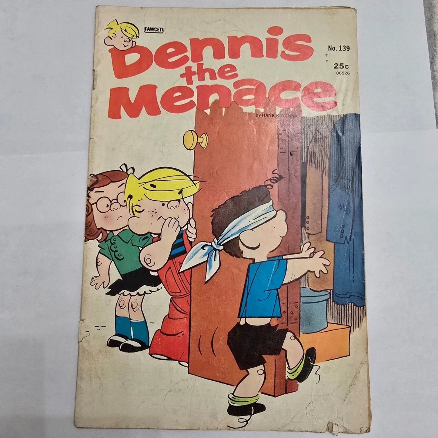 Dennis the Menace #139 (1975) Fawcett Vintage Comic Reader Copy