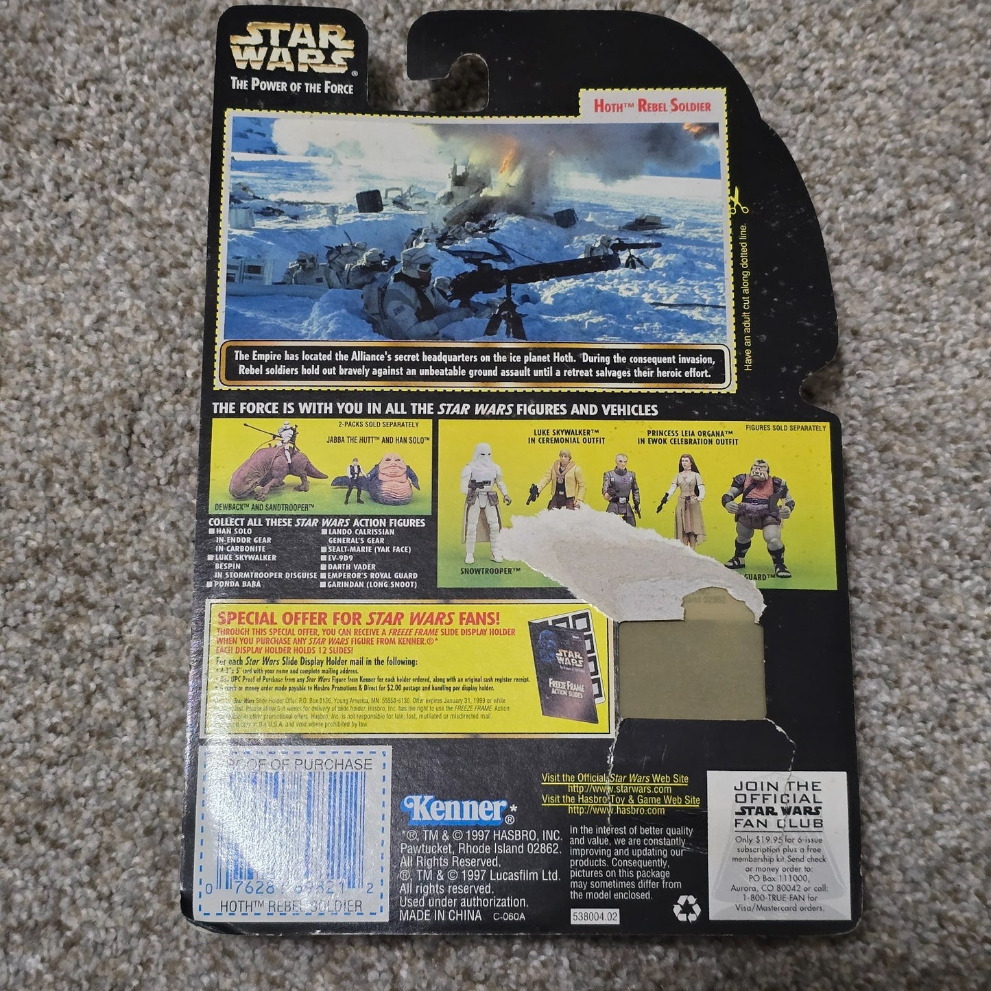 Star Wars Power of the Force Freeze Frame Kenner 1997 MOC