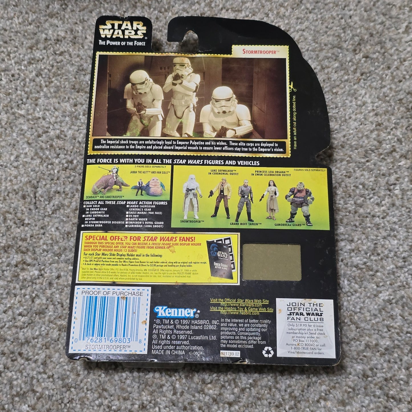 Star Wars Power of the Force Freeze Frame Kenner 1997 MOC
