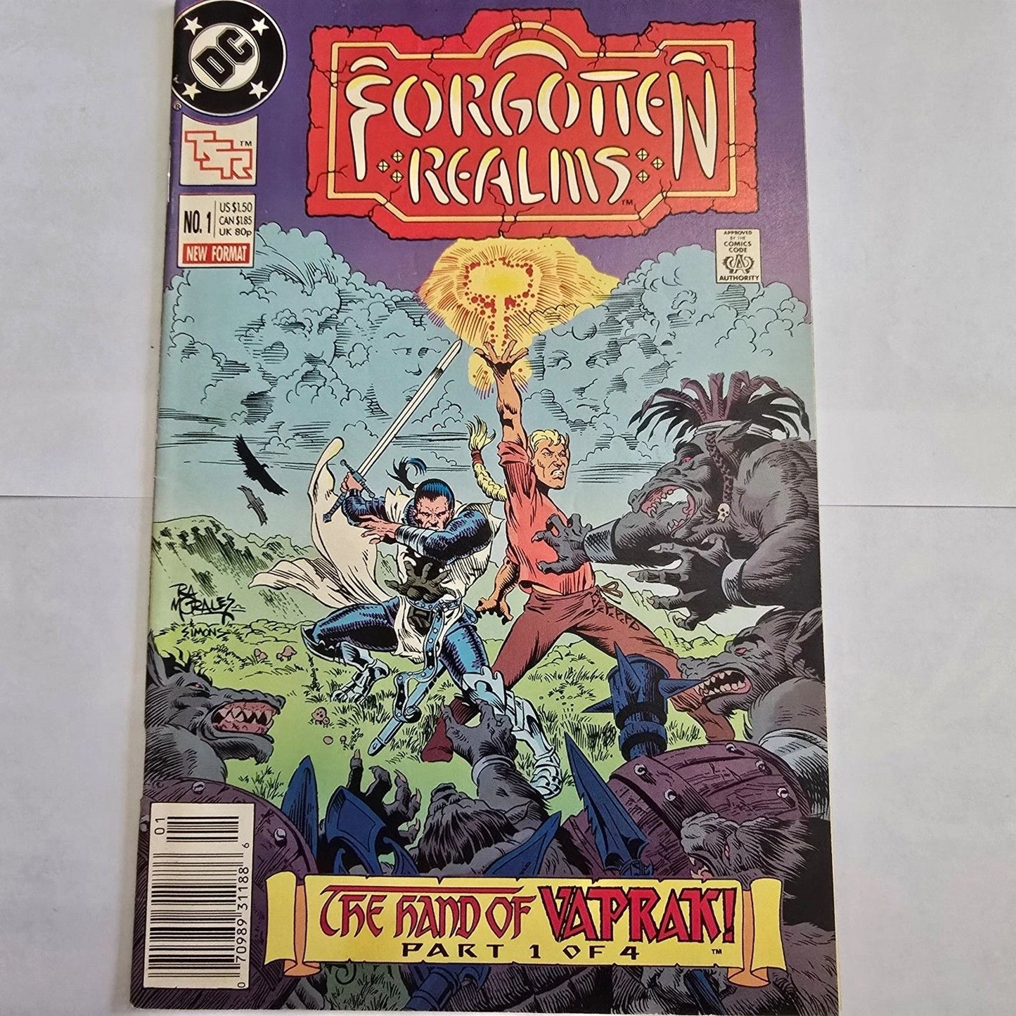 Forgotten Realms #1 DC Comic 1989 TSR Dungeons & Dragons Fantasy