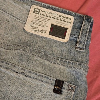 Buffalo David Bitton Men's Faded Gray Skinny Jeans MAX-X Basic