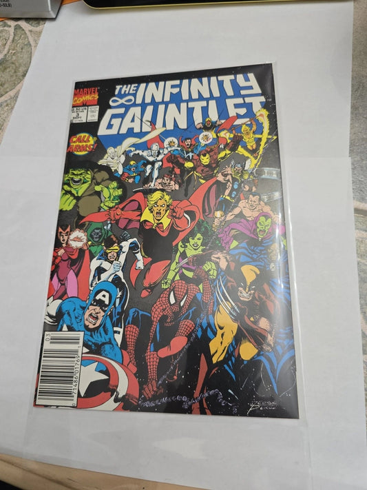 Infinity Gauntlet #3 Marvel 1991 Thanos Avengers Comic Book