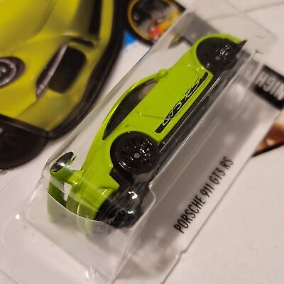 Porsche 911 GT3 RS #117 * Green * 2015 Hot Wheels
