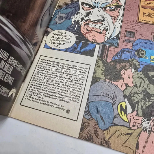 Superman Action Comics #694 Triangle 40 DC 1993 Cyborg Superman