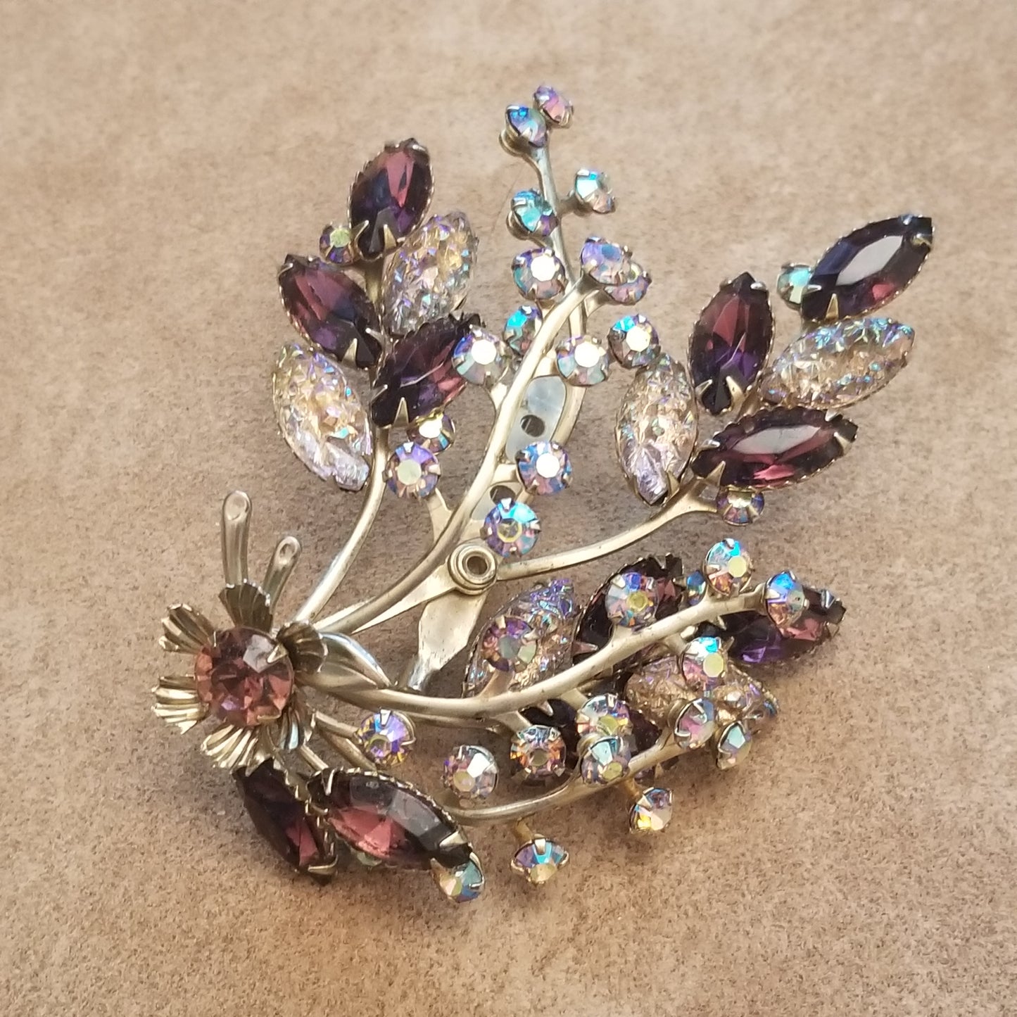 Vintage Rhinestone Brooch