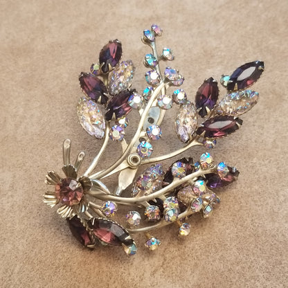 Vintage Rhinestone Brooch